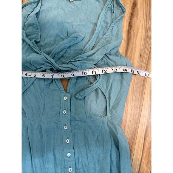 Free people cotton blend midi dress size S - Picture 7 of 9